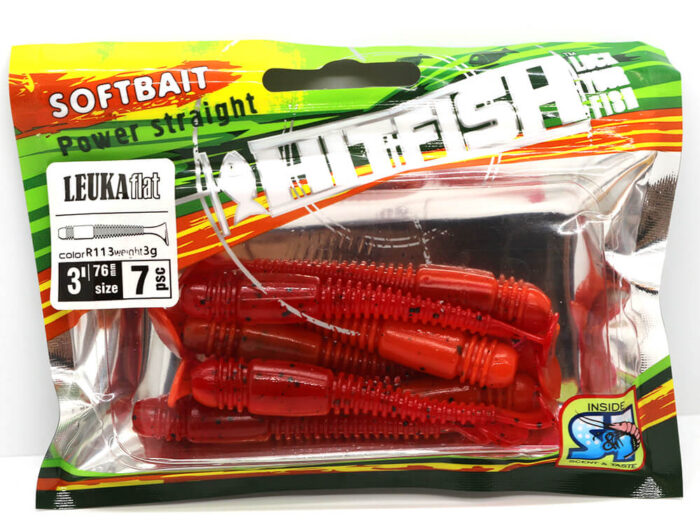 Hitfish Leuka Flat 7.6CM (3 inch) 7buc/plic - imagine 10
