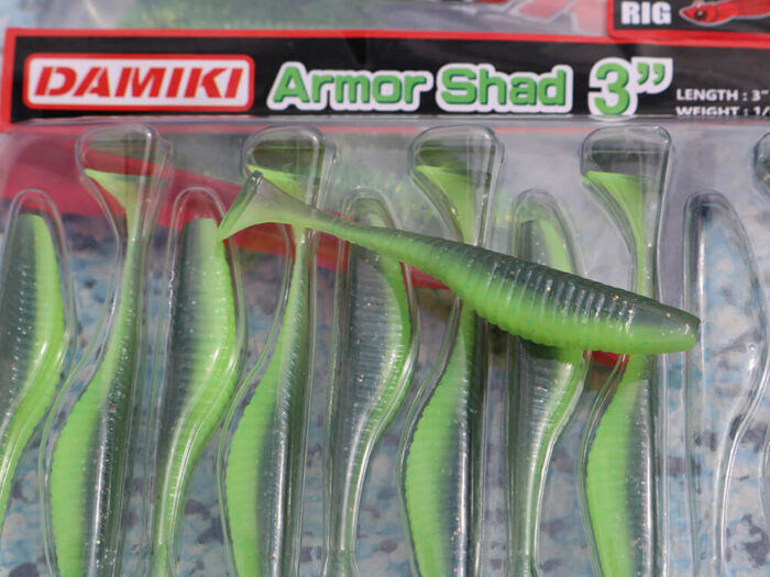 Damiki Armor Shade Paddle 7.6CM (3 inch), 453 (PB Silver), 10buc/plic - imagine 9