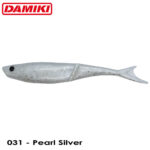 Damiki Gizzard 14CM (5.5 inch), 031 (Pearl Silver)