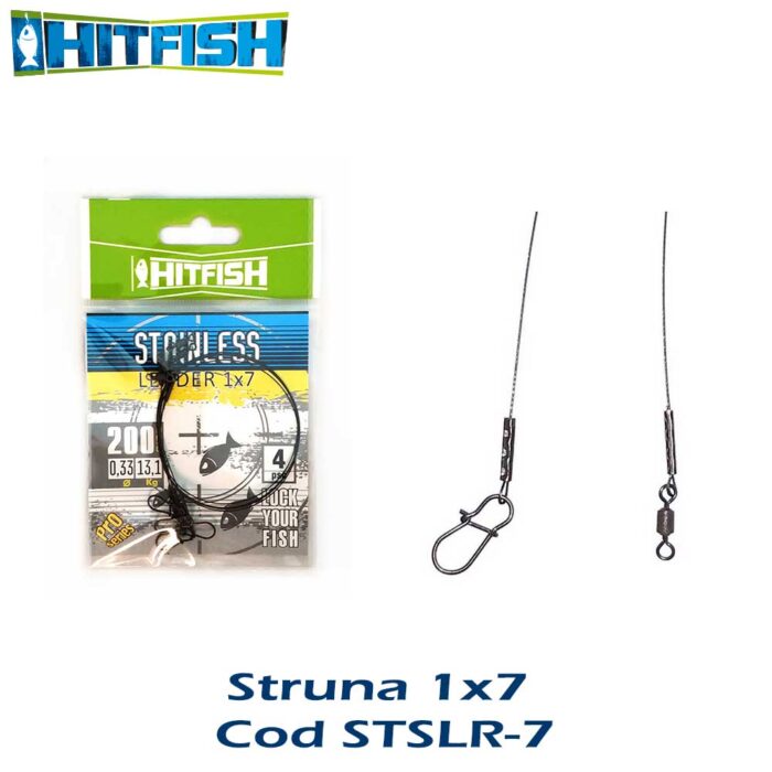 Hitfish struna rapitor 1x7 (STSLR-7) 30cm, 0.39mm, 18.8kg (4buc/plic) - imagine 9