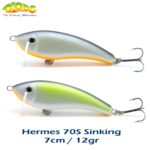 Gloog Hermes 70S 7cm, 12gr (Sinking), Vobler Avat - imagine 2