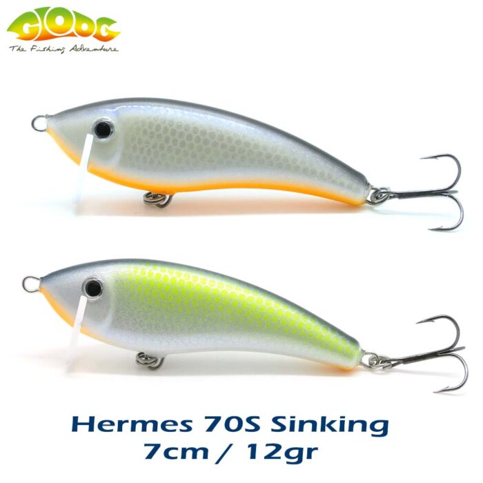 Gloog Hermes 70S 7cm, 12gr (Sinking), Vobler Avat - imagine 2