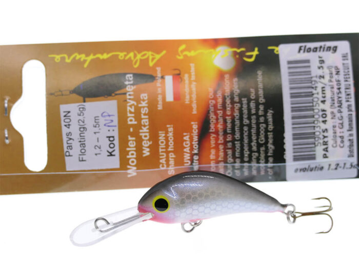 Gloog Parys 40N, 4cm, 2.5gr (Floating), NP (Natural Pearl) - imagine 6