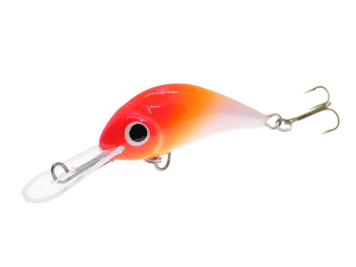Gloog Parys 40N, 4cm, 2.5gr (Floating), OHF (Orange Head Fluo) - imagine 3