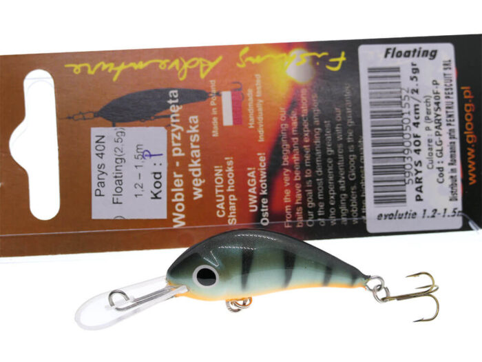 Gloog Parys 40N, 4cm, 2.5gr (Floating), P (Perch) - imagine 7