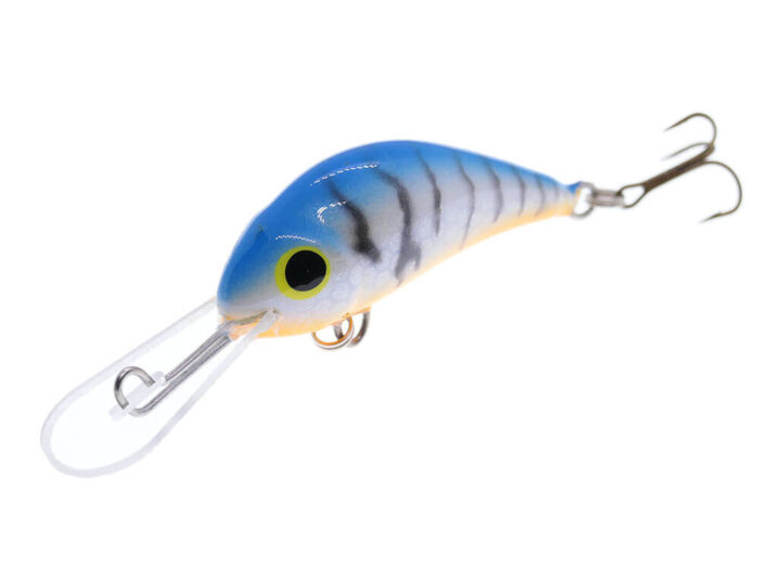 Gloog Parys 40N, 4cm, 2.5gr (Floating), TBF (Tiger Blue Fluo) - imagine 3