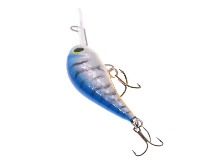 Gloog Parys 40N, 4cm, 2.5gr (Floating), TBF (Tiger Blue Fluo) - imagine 5