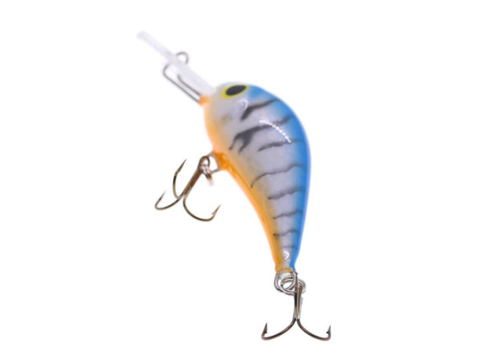 Gloog Parys 40N, 4cm, 2.5gr (Floating), TBF (Tiger Blue Fluo) - imagine 6
