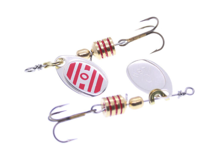 Ilba rotativa Tondo Silver/Red Zebra (argint cu dungi rosii), nr.0, 2gr (21110) - imagine 3