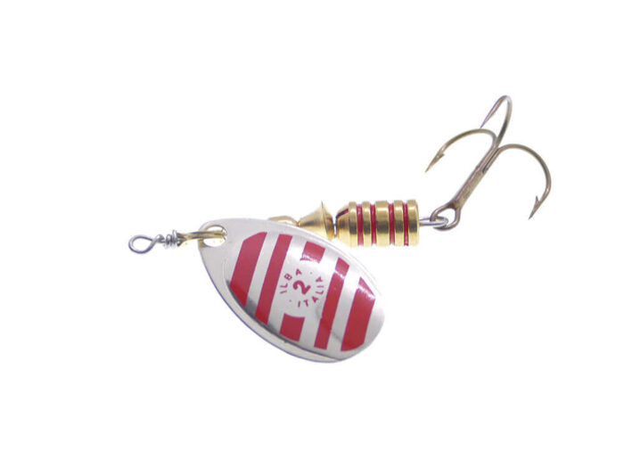 Ilba rotativa Tondo Silver/Red Zebra (argint cu dungi rosii), nr.2, 5gr (21112) - imagine 3