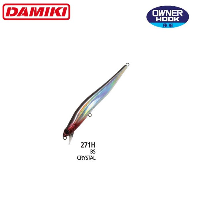 Damiki SlimJack-110, 11CM, 12Gr (Slow Floating), 271H (BS Crystal) - imagine 2