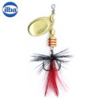 Ilba rotativa Tondo Mosca (Fly), Gold + Fly Red/Black, nr.0, 2gr (100200N)