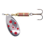 Ilba rotativa Tondo Silver/Red (argint cu puncte rosii), nr.4, 10gr (20114)