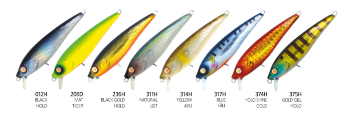 Damiki Hopi Minnow 7CM, 6.7GR, Slow Sinking, 375H (Gold Gill Holo) - imagine 3