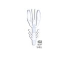 Damiki Air Craw 5.6CM (2 inch) Floating, 432 (Soft Shell), 10buc/plic