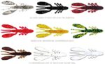 Damiki Air Craw 5.6CM (2 inch) Floating, 212UV (UV Orange Silver), 10buc/plic - imagine 4