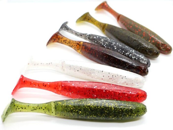 Damiki Edge Shad 10.2CM (4 inch), 414 (Pumpkin Seed), 6buc/plic - imagine 6