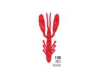 Damiki Air Craw 5.6CM (2 inch) Floating, 108 (Red Silver), 10buc/plic