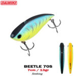 Damiki BEETLE-70 7CM, 13gr (Sinking)