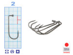 M.Hooks carlig Aberdeen JIG (neturnat), marime 2 (50buc/bulk)