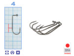 M.Hooks carlig Aberdeen JIG (neturnat), marime 4 (50buc/bulk)