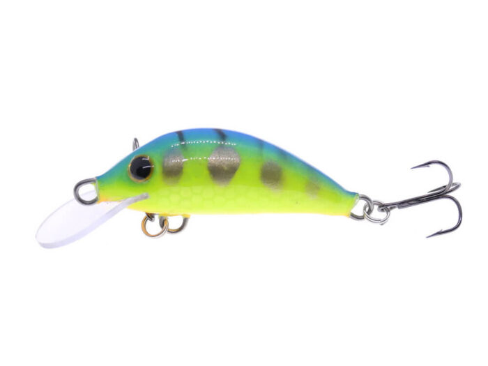Gloog Hektor 35N, 3.5cm, 3gr (Sinking), BFT (Blue Fluo Tiger) - imagine 2