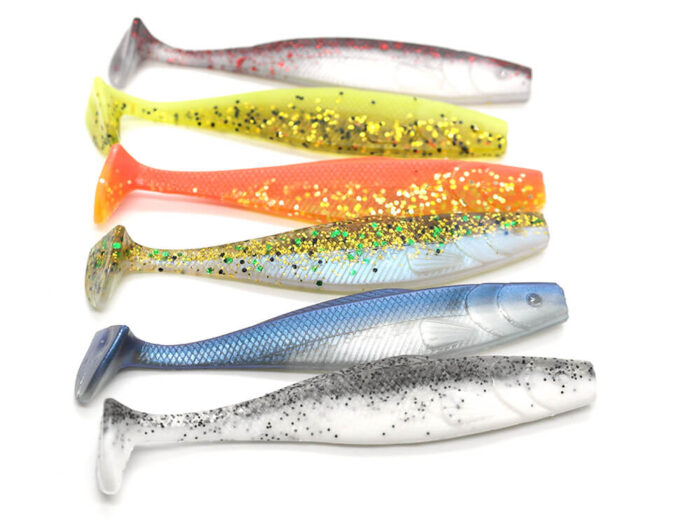 KP Baits Natural Shad 8.75CM (3.5 inch), culoare 001 (White) (5buc/plic) - imagine 9
