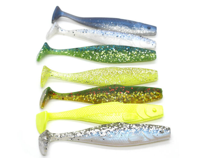 KP Baits Natural Shad 8.75CM (3.5 inch), culoare 001 (White) (5buc/plic) - imagine 7
