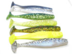 KP Baits Natural Shad 8.75CM (3.5 inch), culoare 001 (White) (5buc/plic) - imagine 6