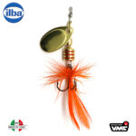 Ilba rotativa Tondo Mosca (Fly), Gold + Fly Orange, nr.0, 2gr (100200)