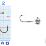 M.Hooks MicroJig Bila, marime 2, 3gr (5buc/plic)