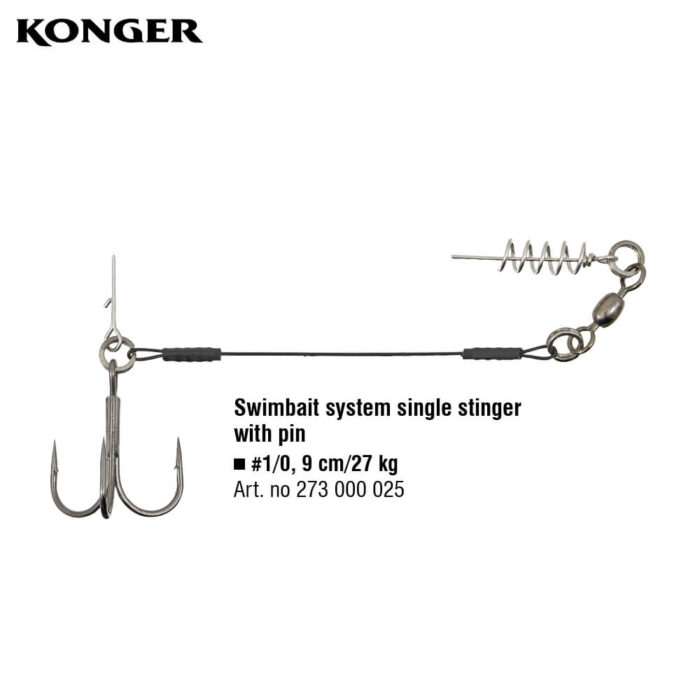 Konger Swimbait System Stinger (monturi rapitor) - imagine 6