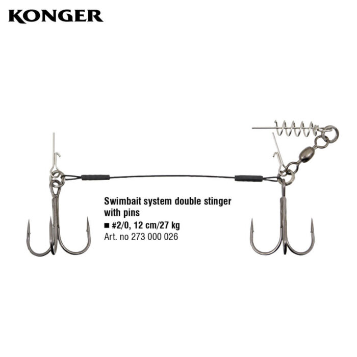 Konger Swimbait System Stinger (monturi rapitor) - imagine 4