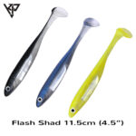 KP Baits Flash Shad 11.5CM (4.5 inch) 5buc/blister