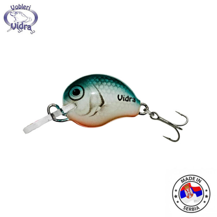 Vidra Lures Atomic Chub 1.8cm, 3gr, Sinking, GR (Green) - imagine 4