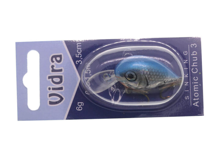 Vidra Lures Atomic Chub 3.5cm, 6gr, Sinking, BLH (Blue Holo) - imagine 5