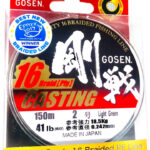 Gosen Fir Textil PE Casting X16 Braid Light Green 150m, marime PE 2.0, 0.242mm, 18.5kg