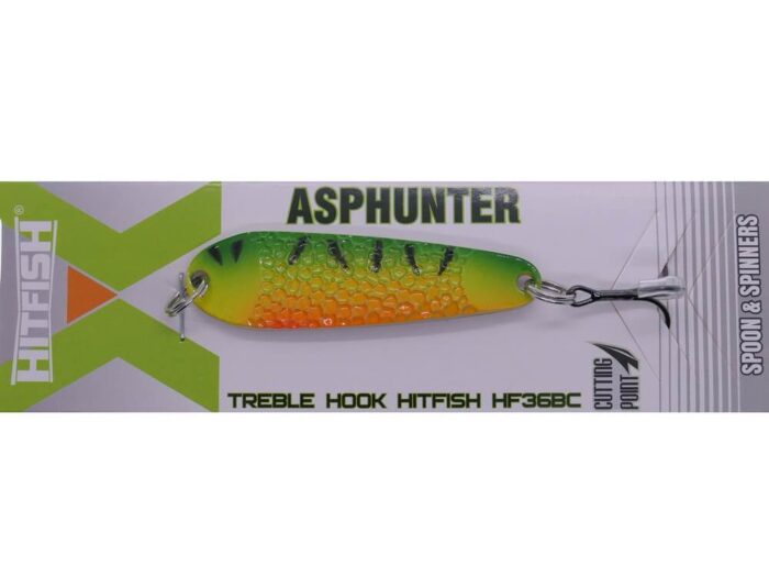 Hitfish Oscilanta avat Asphunter 7cm, 28gr, Culoare 88 (Perch/Nickel) - imagine 7
