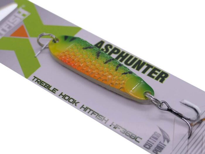 Hitfish Oscilanta avat Asphunter 7cm, 28gr, Culoare 88 (Perch/Nickel) - imagine 8