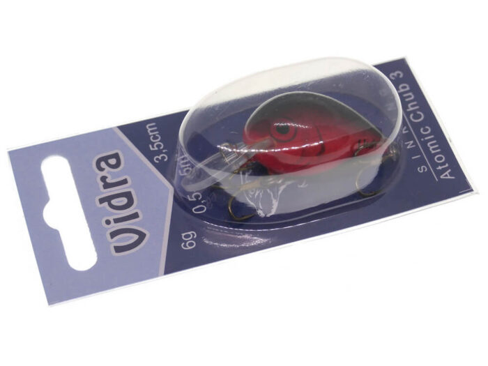 Vidra Lures Atomic Chub 3.5cm, 6gr, Sinking, CHR (Cherry Red) - imagine 6