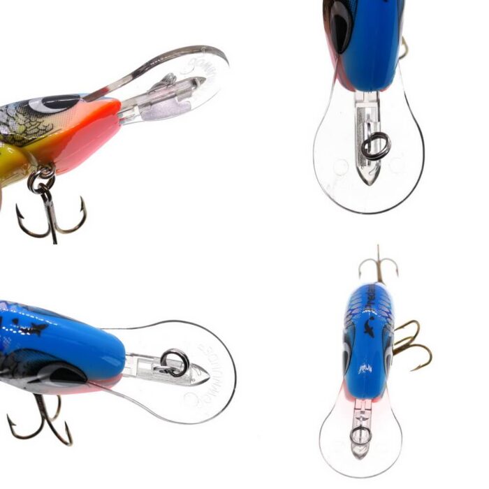 Predatek Boomerang B65M Floating, 6.5cm, 10gr, BB (Barra Blue) - imagine 7