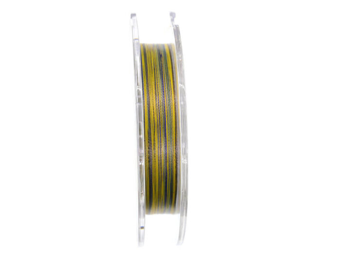 Gosen Fir Textil PE Wild Jerk EGI Yellow Camou 150m, marime PE 0.6, 0.128mm, 5kg (11LB) - imagine 4