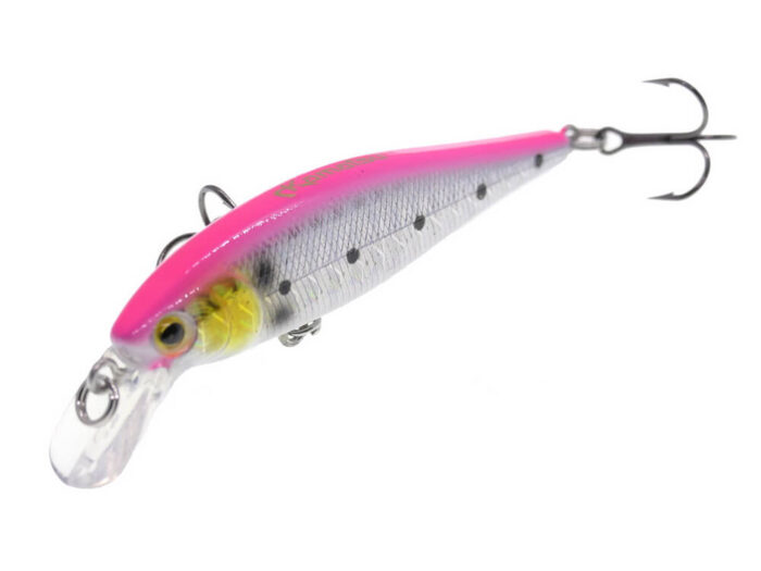 Kamatsu Driftin Shad 6.5cm, 5.5gr (suspending), 005 (Spotted Pink) - imagine 3