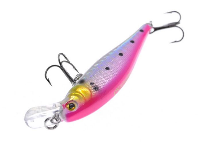Kamatsu Driftin Shad 6.5cm, 5.5gr (suspending), 005 (Spotted Pink) - imagine 4