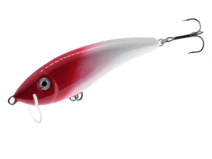 Gloog Hermes 90S 9cm, 20gr, Sinking, RH (Red Head) - imagine 3