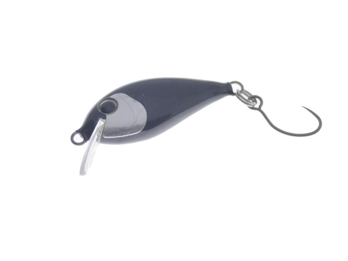 3Stan Stream Micro 30MS, 3cm, 2,1gr (Medium Sinking), culoarea B (Black) – carlig debarbetat - imagine 2