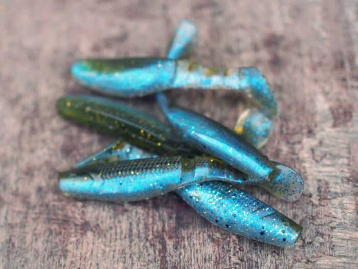 KP Baits Original Shad 7.5CM (3 inch), culoare 162 (5buc/plic) - imagine 3