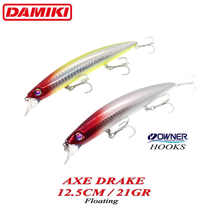 Damiki Axe Drake-125, 12.5CM, 21gr (Floating) - imagine 2