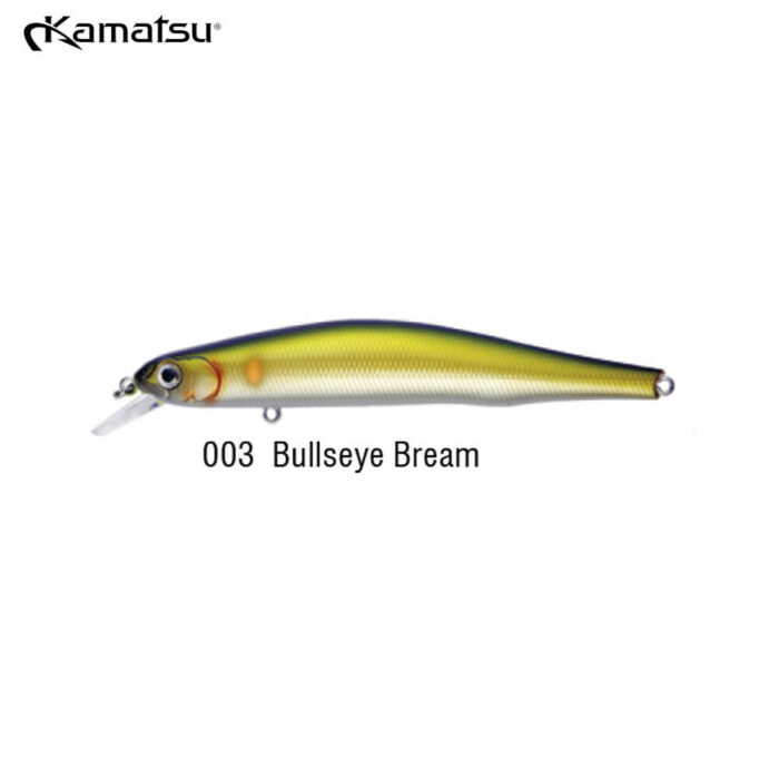 Kamatsu Jumping Minnow 110SP, 11CM, 16.5gr (Suspending), 003 (Bullseye Bream) - imagine 6