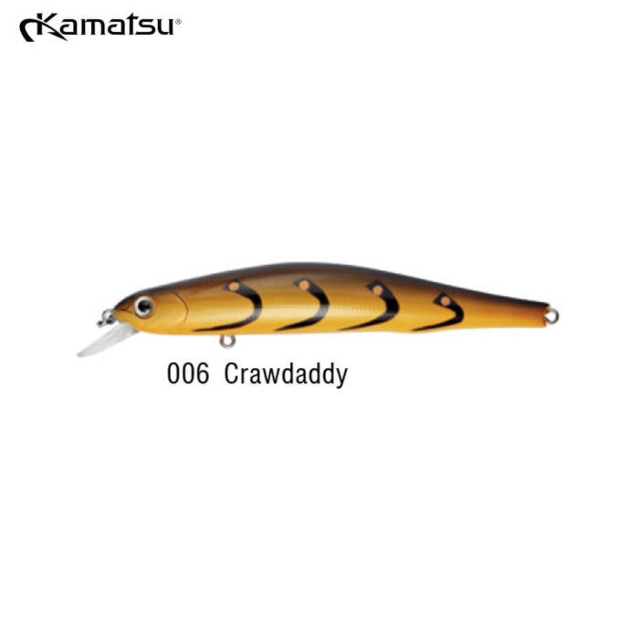 Kamatsu Jumping Minnow 110SP, 11CM, 16.5gr (Suspending), 006 (Crawdaddy) - imagine 5